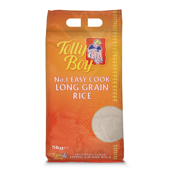Tolly boy easy cook long grain rice (5kg) - Image 1