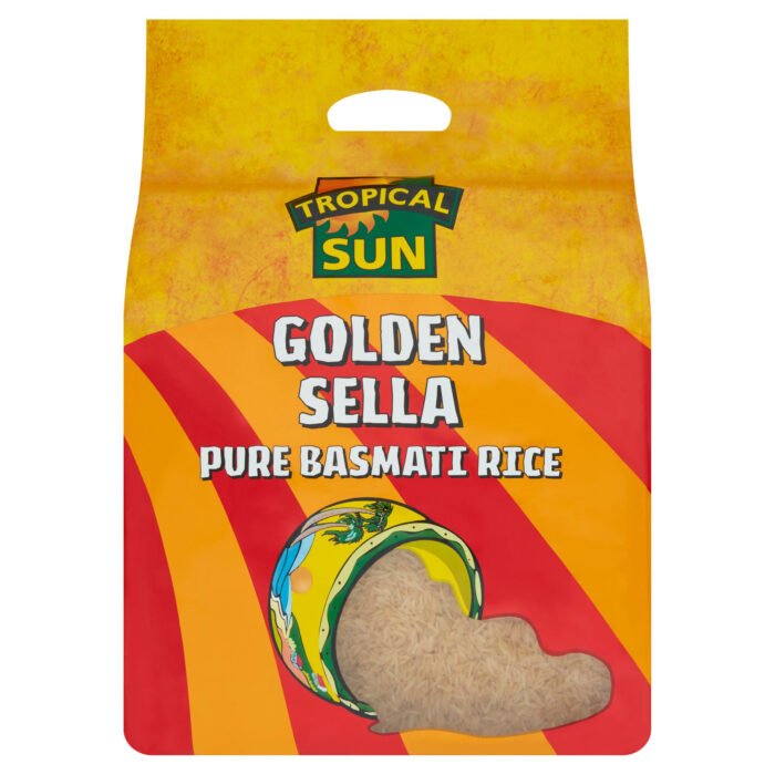 Tropical Sun Golden sella basmati rice (2kg) - Image 1